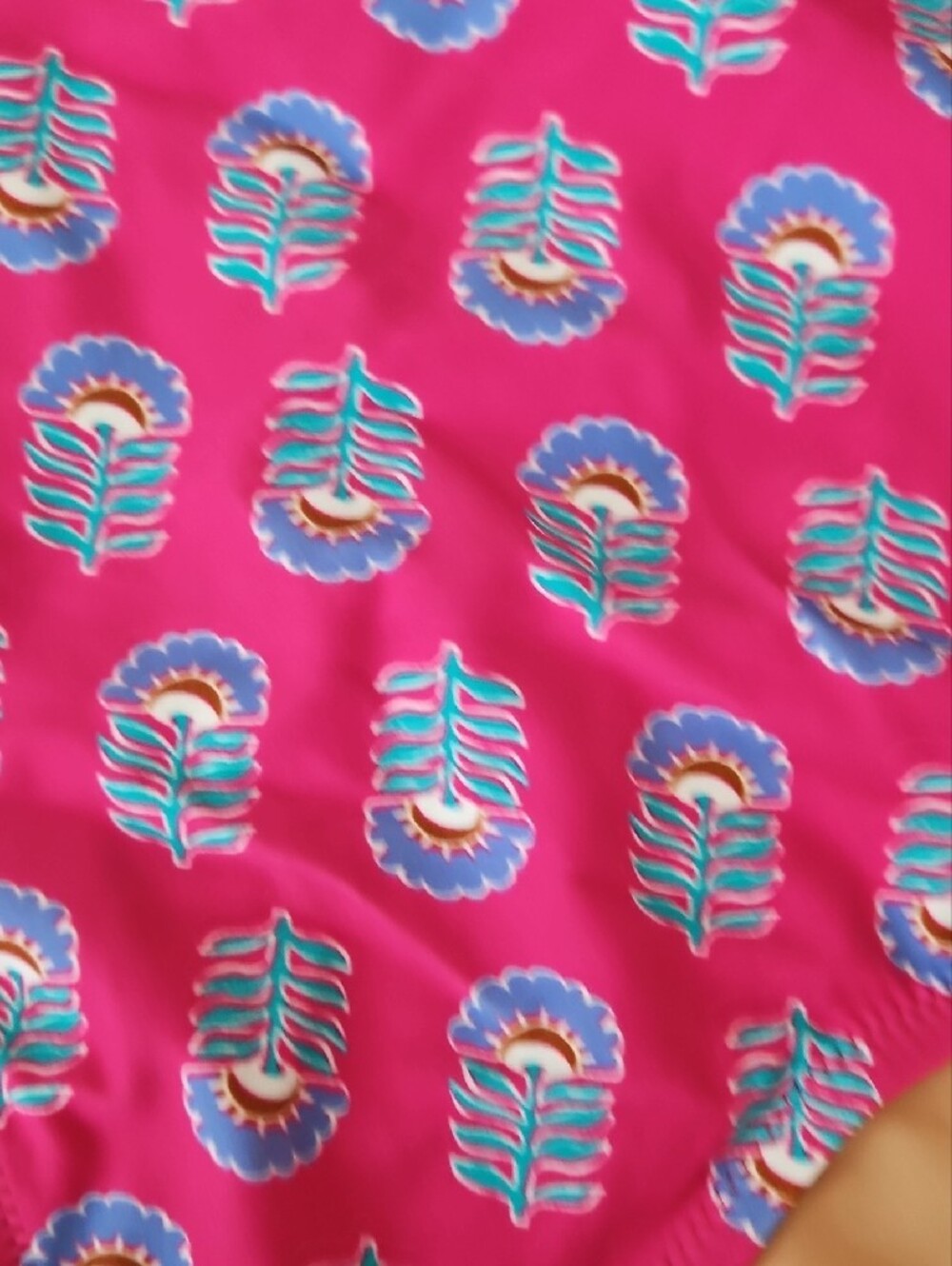 J. Crew Hot Pink Printed High-Waist Bikini Set - Picture 3 of 9